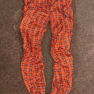 Love-j Women's Orange and Red Trousers